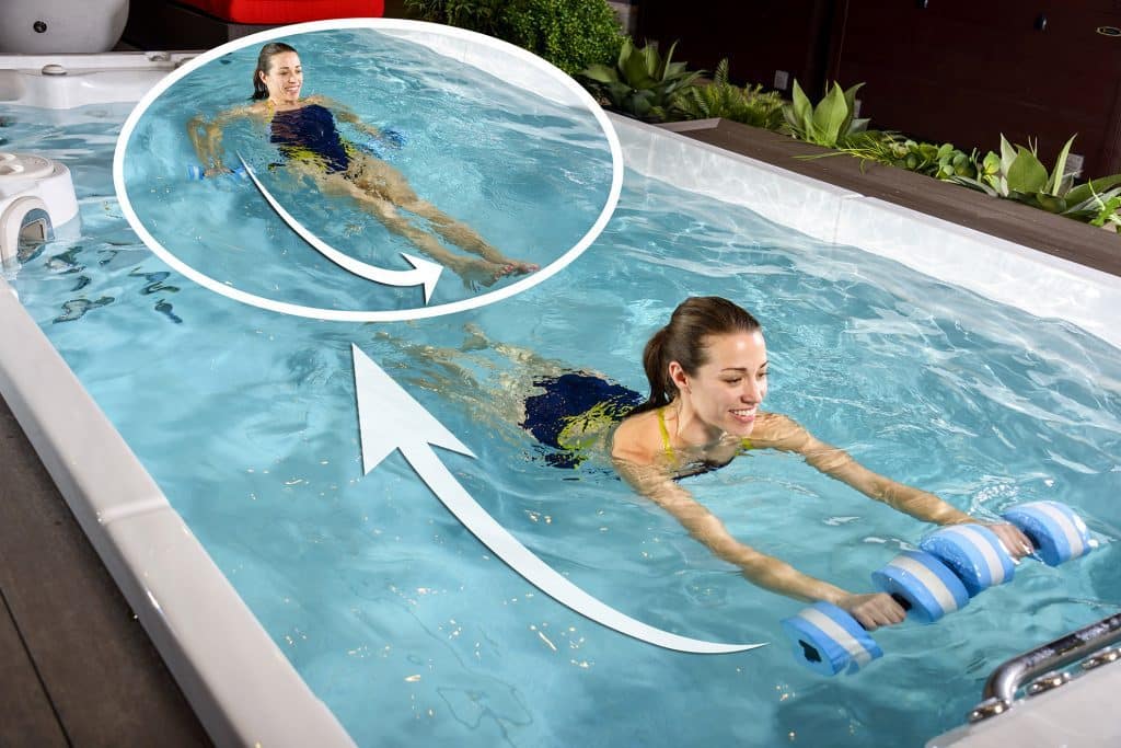 SLP Hydropools Swim Spa 7 1024x683 | St. Lawrence Pools, Hot Tubs, Fitness, Billiards & Patio