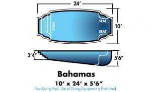 Bahamas 10' x 24' x 5'6"