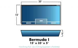 Bermuda 1 15' x 35' x 5'