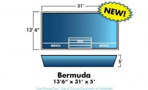 Bermuda 13'6" x 31' x 5'