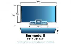 Bermuda 2 16' x 35' x 5'