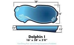 Dolphin 1 16' x 38' x 5'8"