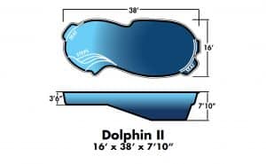 Dolphin 2 16' x38' x 7'10"