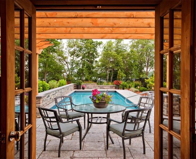 pool house | St. Lawrence Pools, Hot Tubs, Fitness, Billiards & Patio