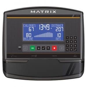 closeup of Matrix T50 Treadmill with XR Console
