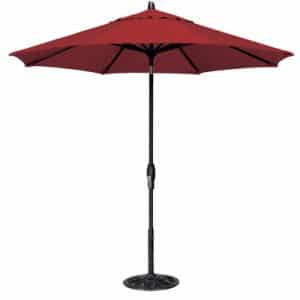 Treasure Garden 9ft Market Umbrella with Jockey Red Fabric | St. Lawrence Pools, Hot Tubs, Fitness, Billiards & Patio