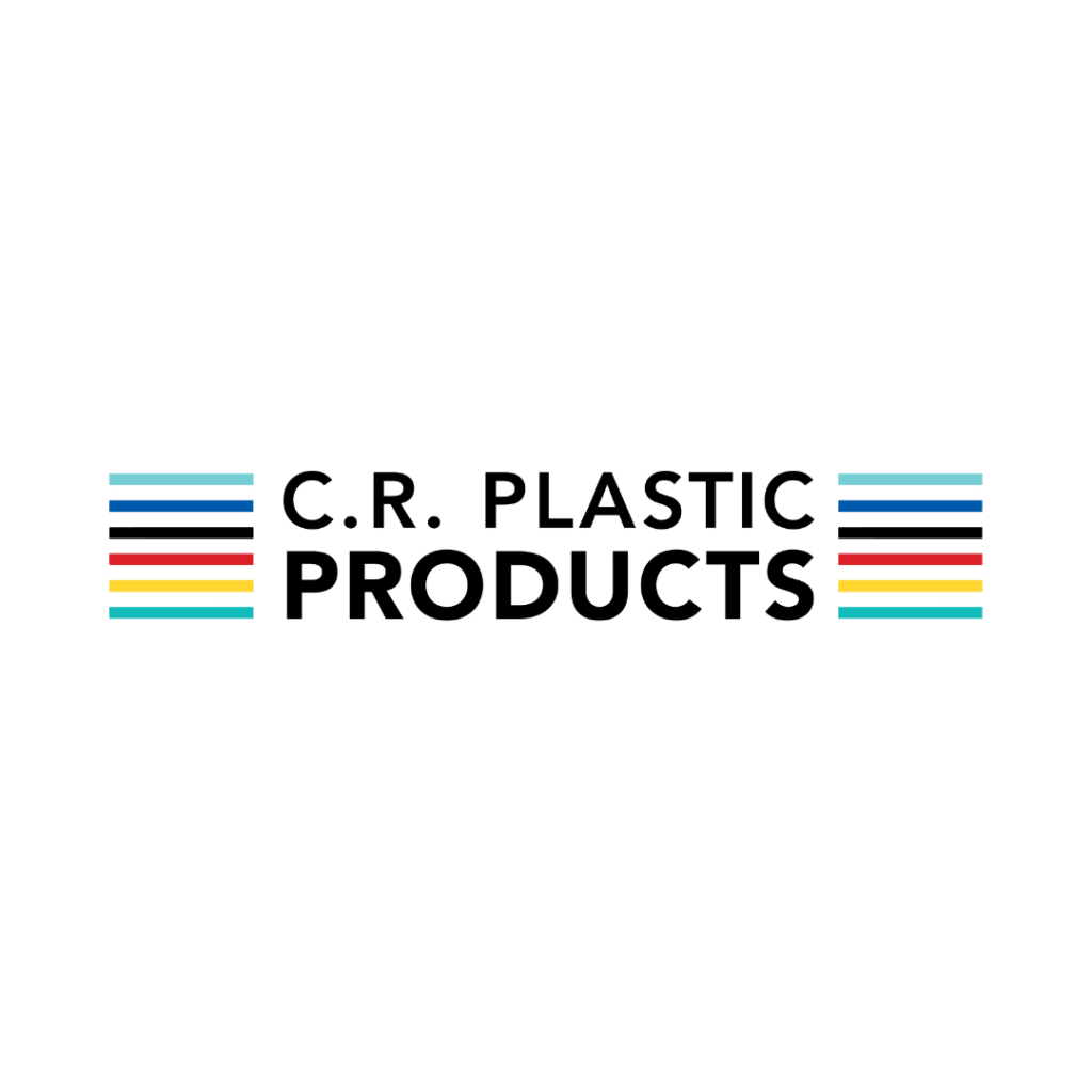 C.R. Plastics logo with transparent background