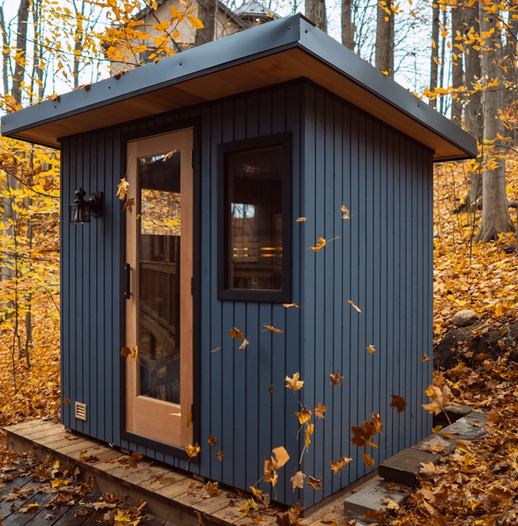 Outdoor Sauna | St. Lawrence Pools, Hot Tubs, Fitness, Billiards & Patio