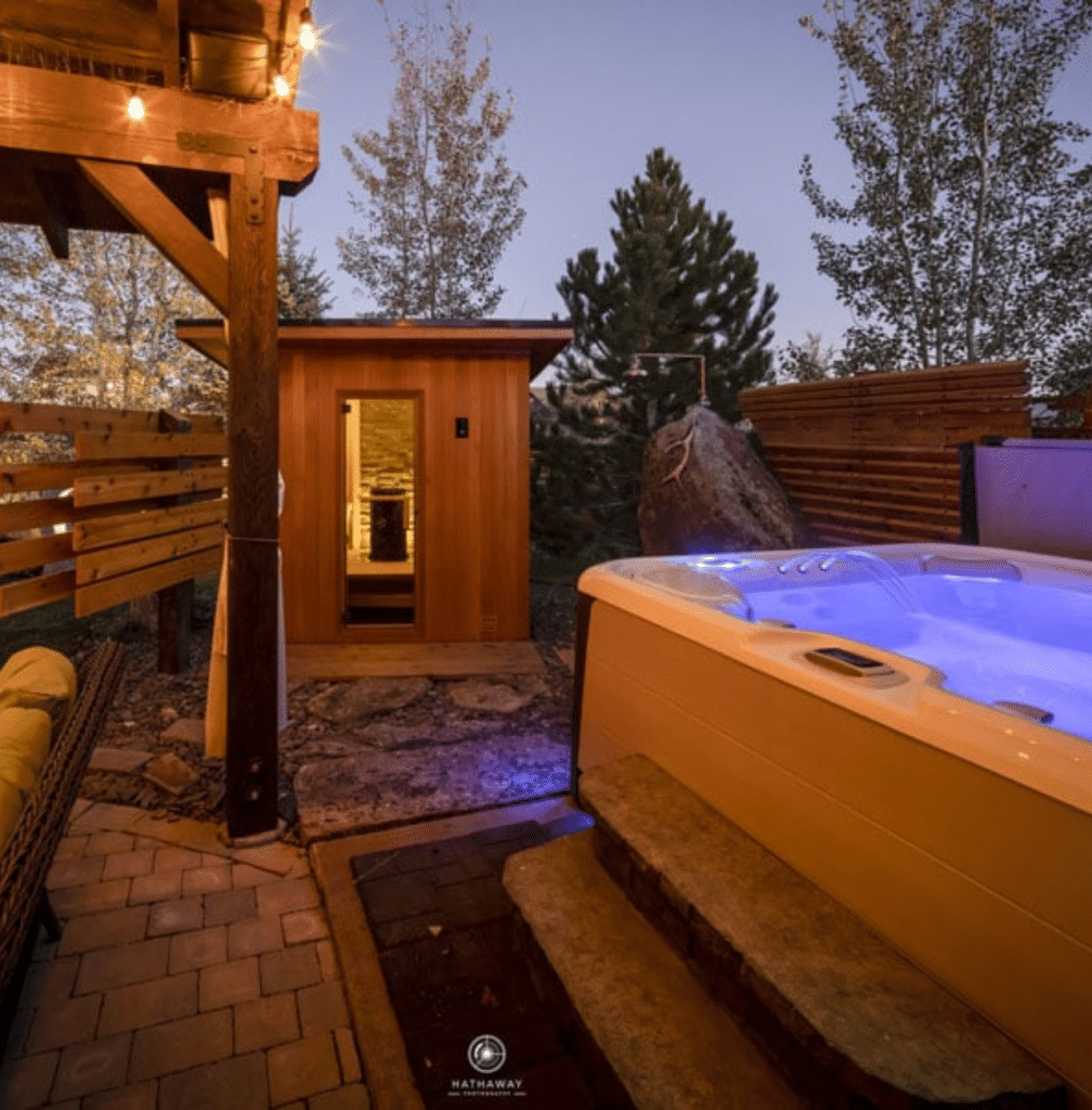 Sauna Swim Spa | St. Lawrence Pools, Hot Tubs, Fitness, Billiards & Patio