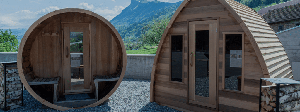 Saunas with Mountain View | St. Lawrence Pools, Hot Tubs, Fitness, Billiards & Patio