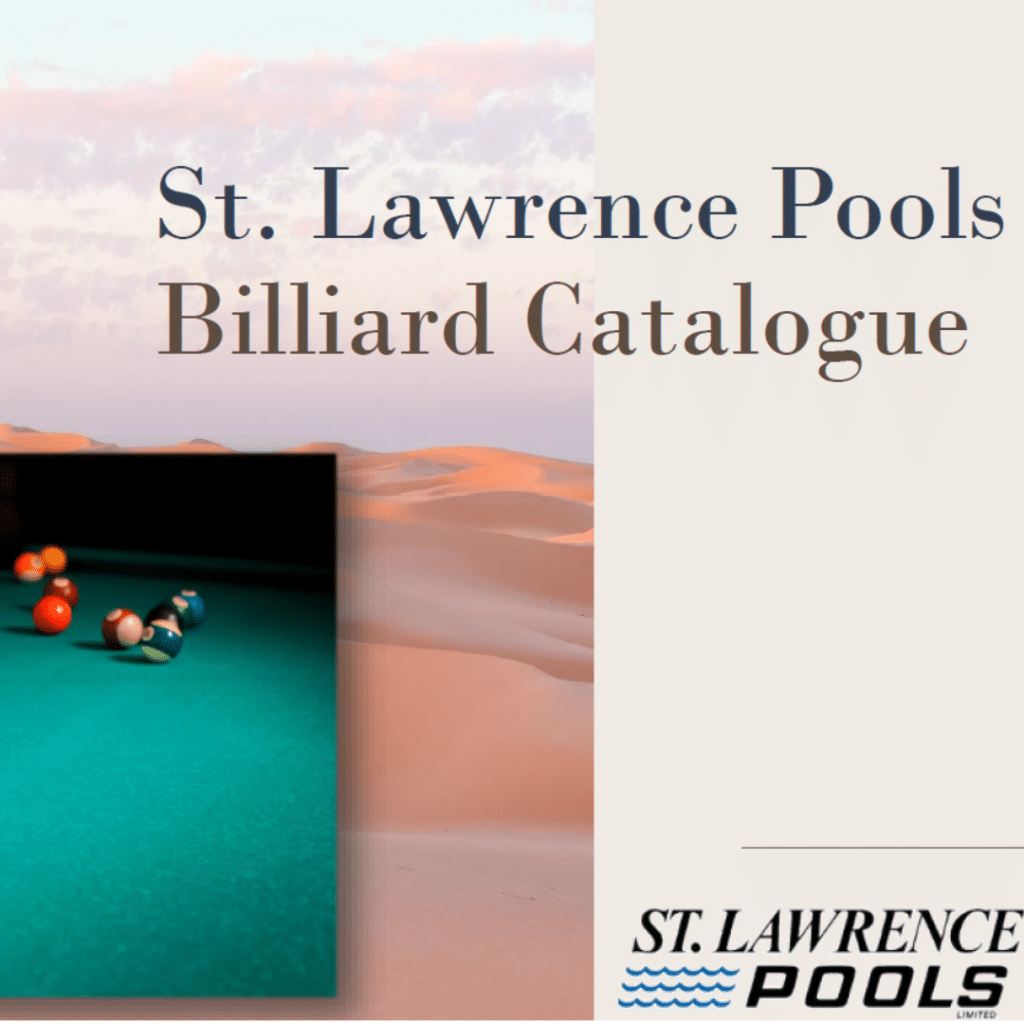 billiards catalogue st.lawrence pools