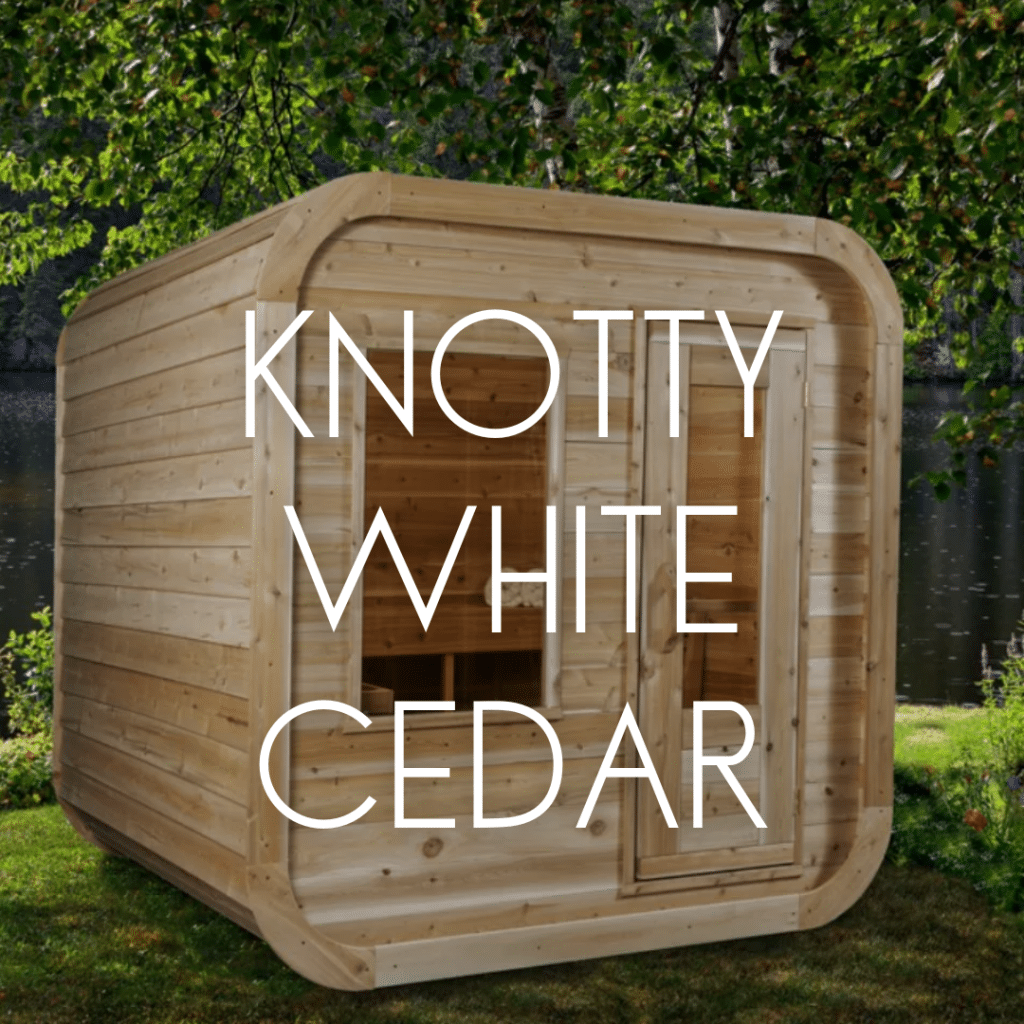 SAUNA WOOD OPTIONS ST.LAWRENCE POOLS 2024 KNOTTY WHITE | St. Lawrence Pools, Hot Tubs, Fitness, Billiards & Patio