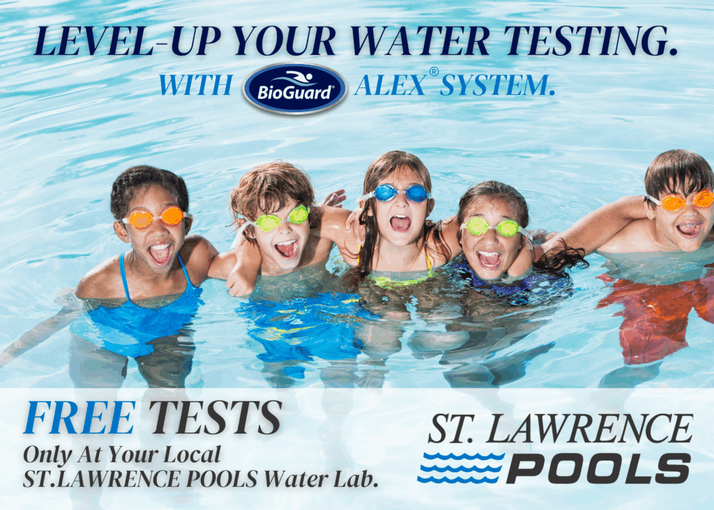 COMPLIMENTARY WATER TESTING BIOGUARD Invitation Landscape 1 | St. Lawrence Pools, Hot Tubs, Fitness, Billiards & Patio