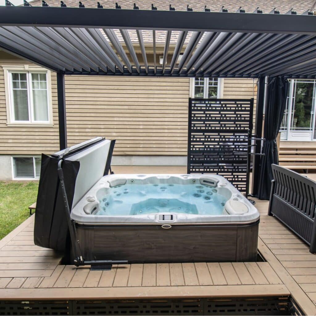 hydropool hot tub st.lawrence pools